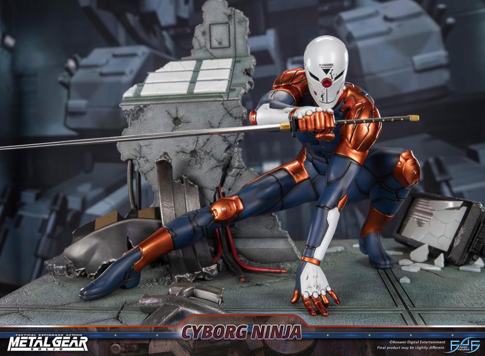 GIGNアサルトスーツ Metal Gear Solid Cyborg Ninja (Gray Fox) Limited Edition Statue