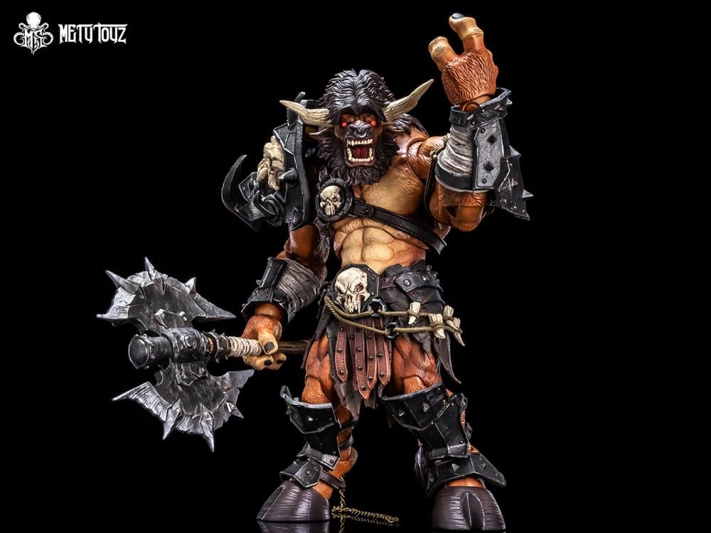 Adventurer's World Minotaur Gladiator Mokhar Ragehorn 1/10 Scale Action Figure Gallery Image 9