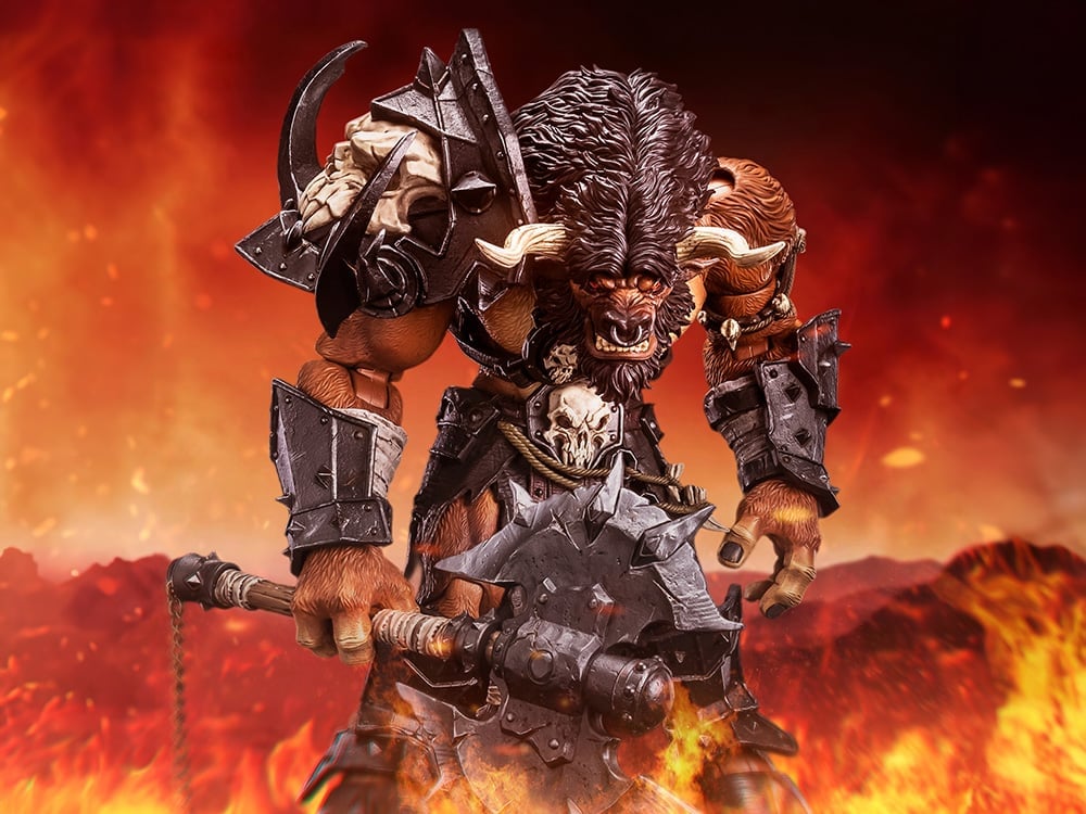 Adventurer's World Minotaur Gladiator Mokhar Ragehorn 1/10 Scale