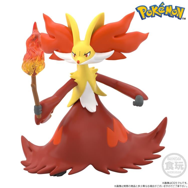 Pokemon Scale World Kalos Region Calem, Chesnaught and Delphox Three-Pack Gallery Image 7