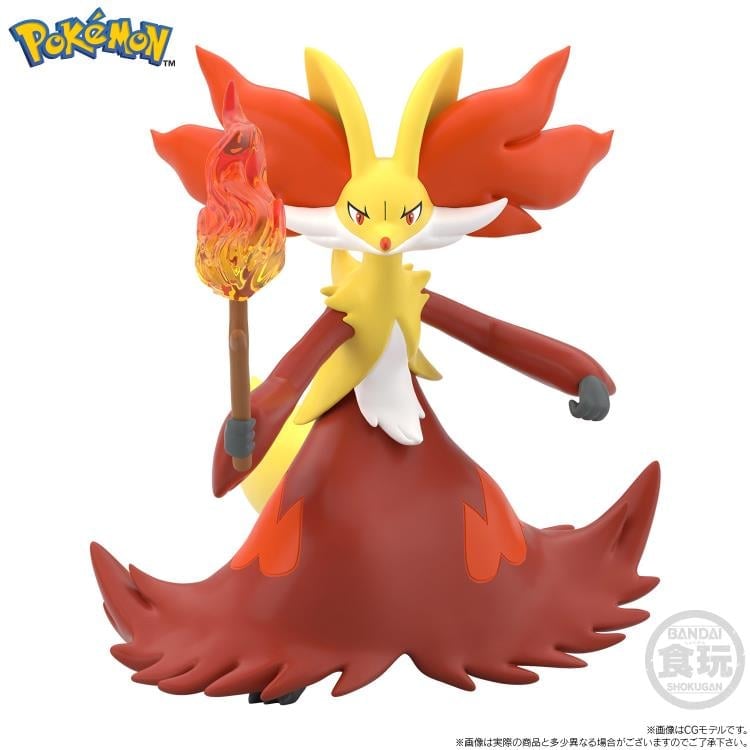 Pokemon Scale World Kalos Region Calem, Chesnaught and Delphox Three-Pack Gallery Image 6