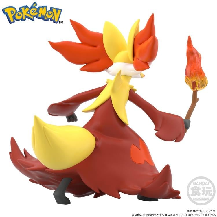 Pokemon Scale World Kalos Region Calem, Chesnaught and Delphox Three-Pack Gallery Image 8