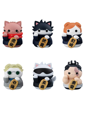 Jujutsu Kaisen Mega Cat Project Fortune Cats Box of 6 Random Figures Gallery Image 2