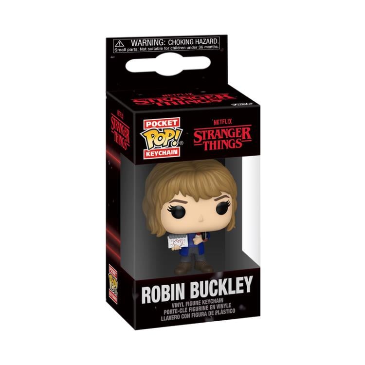 Stranger Things Pocket Pop! Keychain Robin Buckley Gallery Image 4