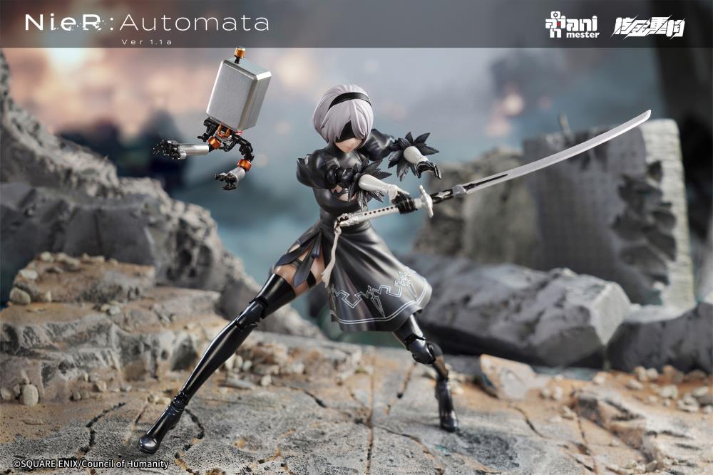 NieR:Automata 2B フィギュア 9個セット NieR: Automata Ver1.1a 2B (YoRHa No.2 Type B) 1/9 Scale Action Figure