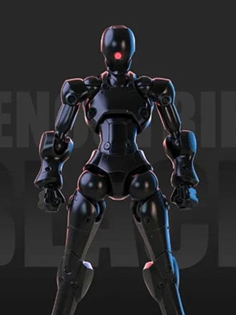 3 Min Project Xenostrike (Black Ver.) 1/18 Scale Model Kit Gallery Image 2