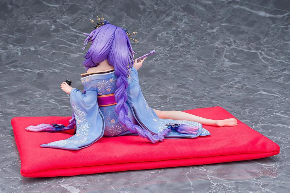 Hyperdimension Neptunia x Senran Kagura: Ninja Wars KD Colle Purple Heart (Kimono Ver.) 1/7 Scale Figure Gallery Image 6
