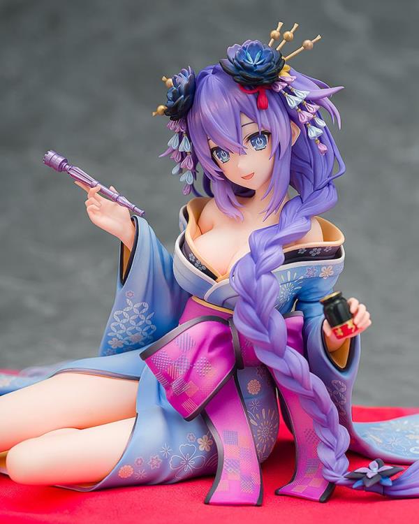 Hyperdimension Neptunia x Senran Kagura: Ninja Wars KD Colle Purple Heart (Kimono Ver.) 1/7 Scale Figure Gallery Image 7