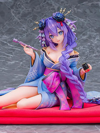 Hyperdimension Neptunia x Senran Kagura: Ninja Wars KD Colle Purple Heart (Kimono Ver.) 1/7 Scale Figure Gallery Image 2