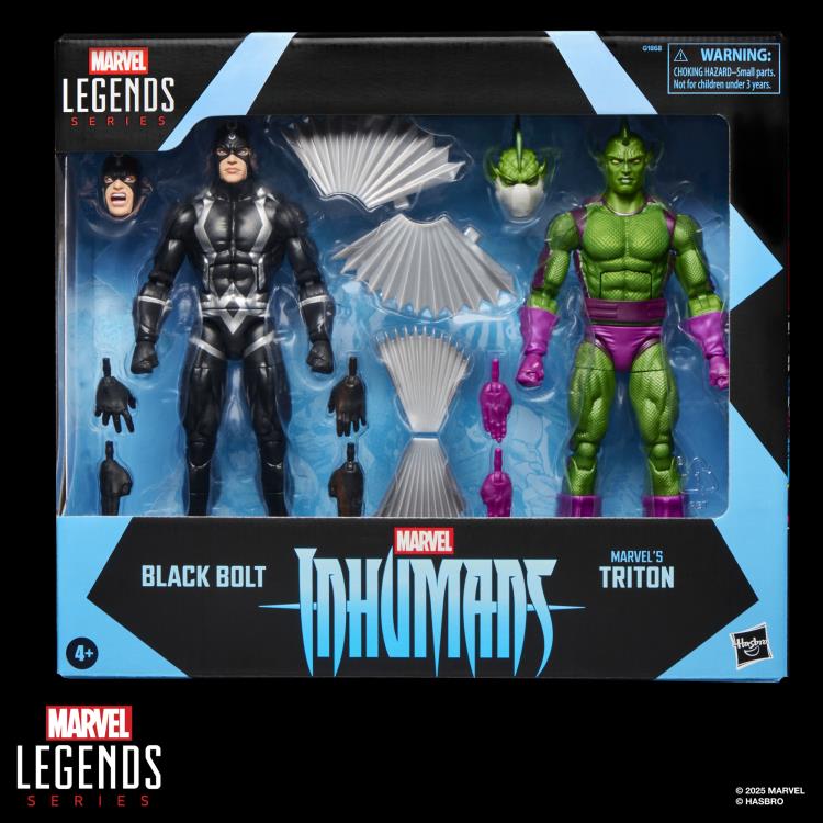 Inhumans Marvel Legends Black Bolt and Marvel's Triton Action Figure Two-Pack Gallery Image 15
