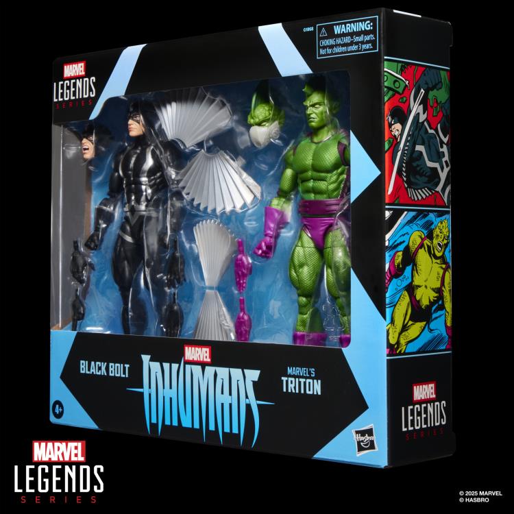 Inhumans Marvel Legends Black Bolt and Marvel's Triton Action