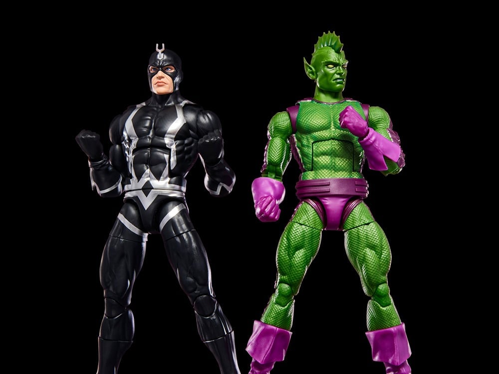 Inhumans Marvel Legends Black Bolt and Marvel's Triton Action Figure Two-Pack Gallery Image 1