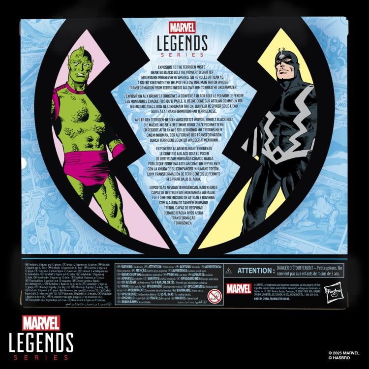 Inhumans Marvel Legends Black Bolt and Marvel's Triton Action Figure Two-Pack Gallery Image 17
