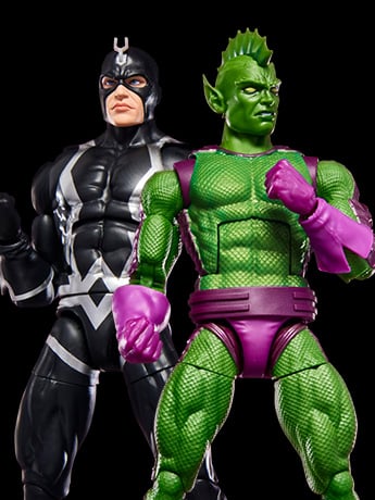 Inhumans Marvel Legends Black Bolt and Marvel's Triton Action Figure Two-Pack Gallery Image 2