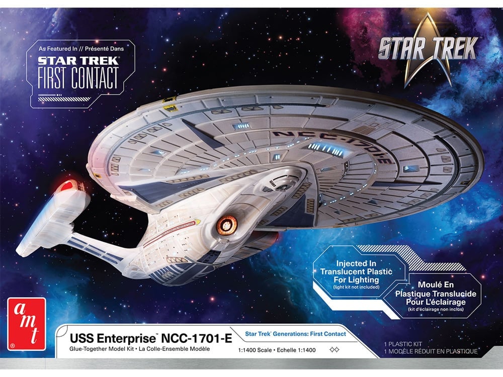 Star Trek: First Contact U.S.S. Enterprise NCC-1701-E (Translucent