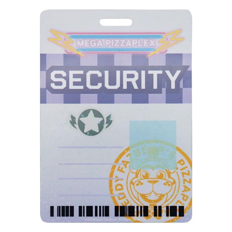 Five Nights at Freddy's Security Badge Antique Brass Edition Replica Gallery Image 7