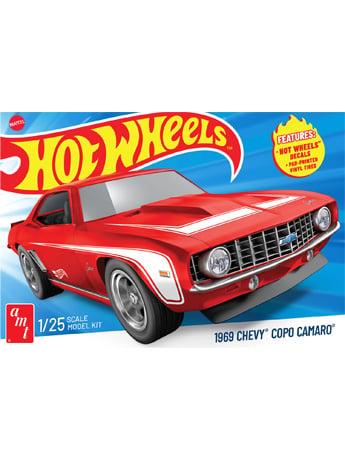 Hot Wheels 1969 Chevy COPO Camaro 1/25 Scale Model Kit Gallery Image 2