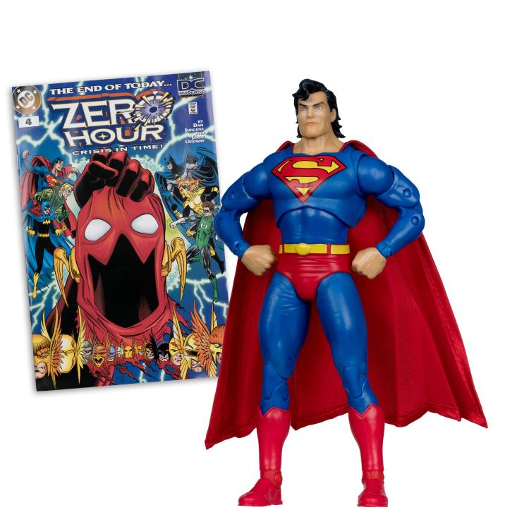 Zero Hour: Crisis in Time DC Page Punchers Superman 7" Action Figure with Comic Gallery Image 4