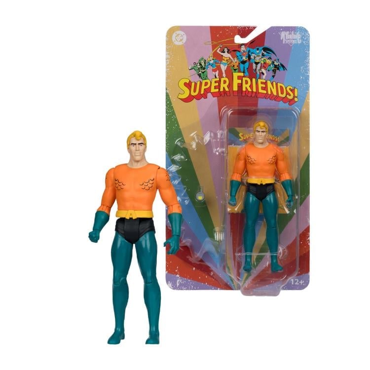 Super Friends DC Retro Aquaman Action Figure Gallery Image 9