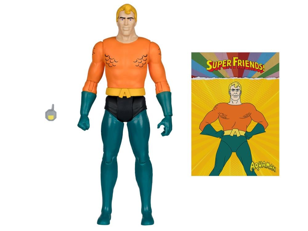 Super Friends DC Retro Aquaman Action Figure Gallery Image 8