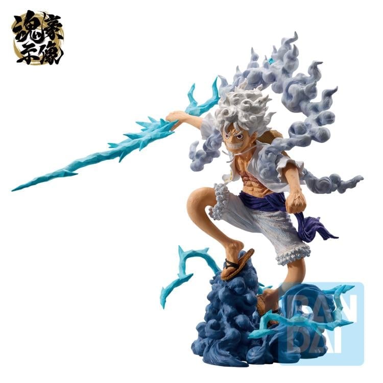 One Piece Soul Gorgeous Statue Ichibansho Monkey D. Luffy Gear 5 (EX Devils Vol. 3) Figure Gallery Image 6