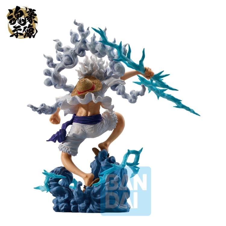 One Piece Soul Gorgeous Statue Ichibansho Monkey D. Luffy Gear 5 (EX Devils Vol. 3) Figure Gallery Image 5