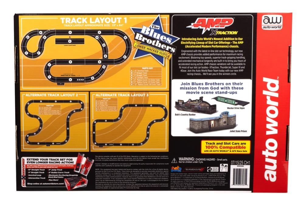 The Blues Brothers Lower Wacker Hustle Slot Car Race Set