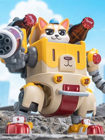 Meow! Woof! Secret Service Cute Pet Assembling Mecha Series Active