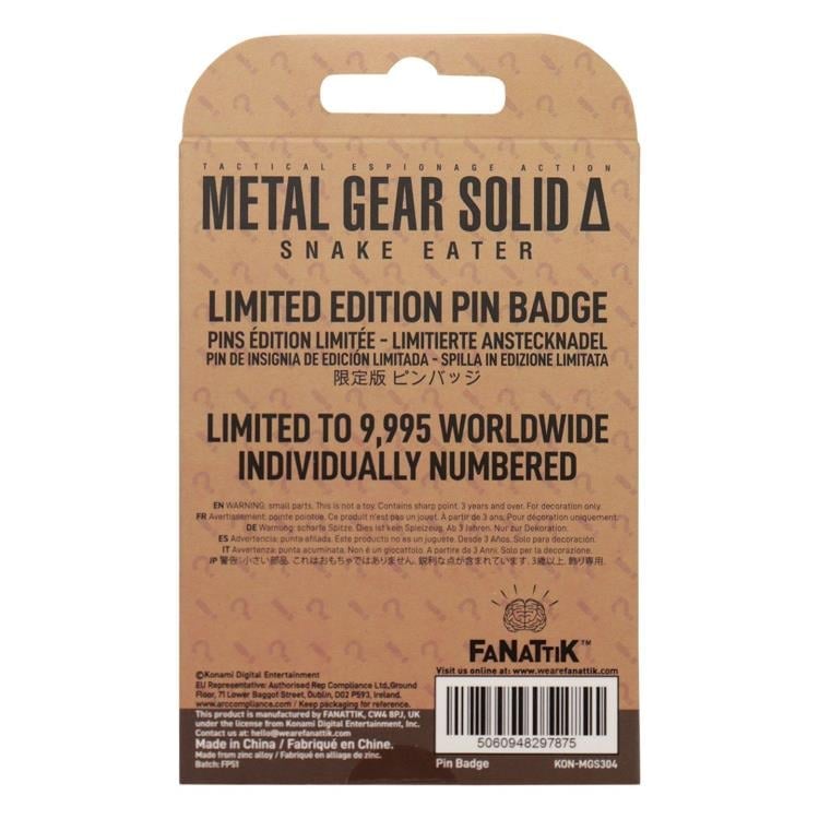 Metal Gear Solid Delta: Snake Eater FOX Limited Edition Pin Badge