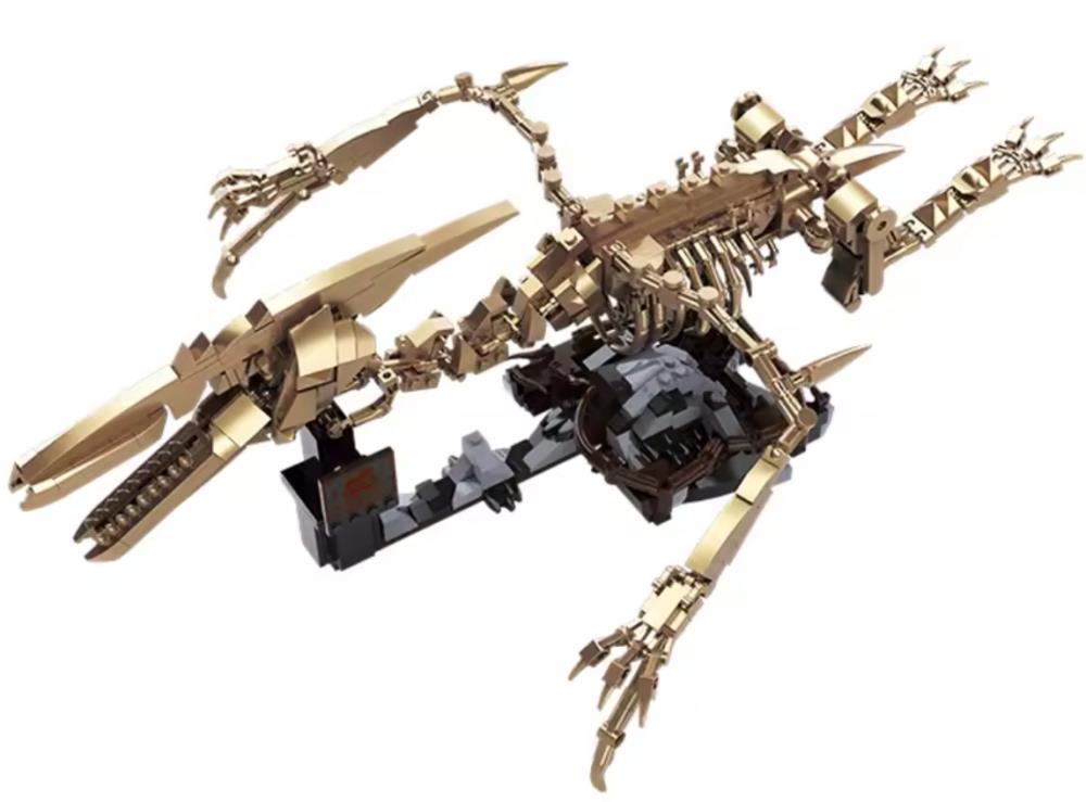 Dinosaur Ornament Pterosaur Skeleton Building Block Set Gallery Image 3
