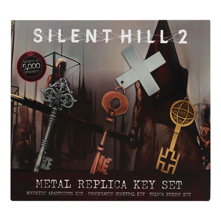 SILENT HILL 2 Limited Edition Replica Set of 3 Keys