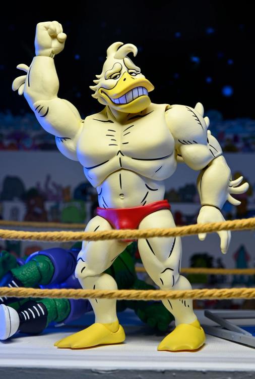 Teenage Mutant Ninja Turtles Adventures Stump Wrestling Ace Duck (Archie Comics) Action Figure Gallery Image 5