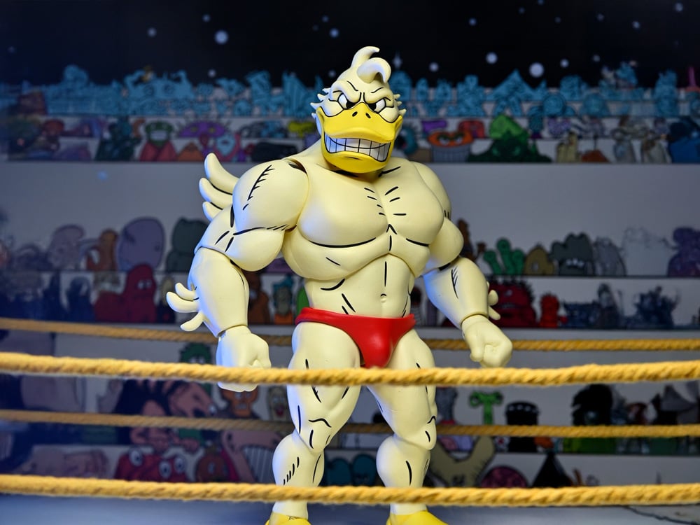 Teenage Mutant Ninja Turtles Adventures Stump Wrestling Ace Duck (Archie Comics) Action Figure Gallery Image 1