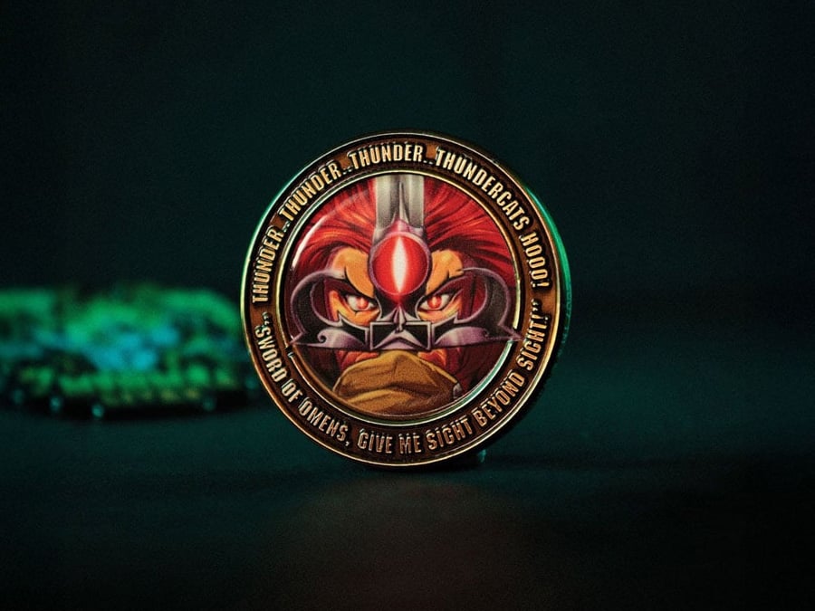 ThunderCats 40th Anniversary Lion-O Limited Edition Collectible Coin Gallery Image 1