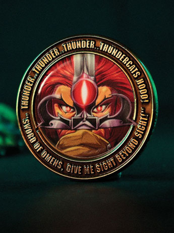 ThunderCats 40th Anniversary Lion-O Limited Edition Collectible Coin Gallery Image 2