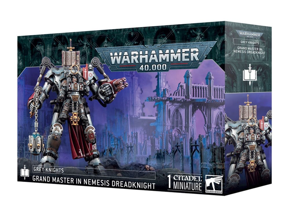 Warhammer 40,000: Grey Knights: Grand Master in Nemesis Dreadknight Citadel Miniature Gallery Image 1