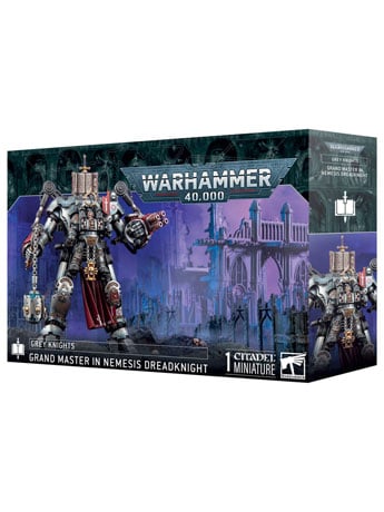 Warhammer 40,000: Grey Knights: Grand Master in Nemesis Dreadknight Citadel Miniature Gallery Image 2