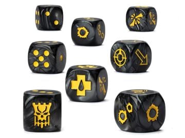 Necromunda Bastions of Law Dice Set