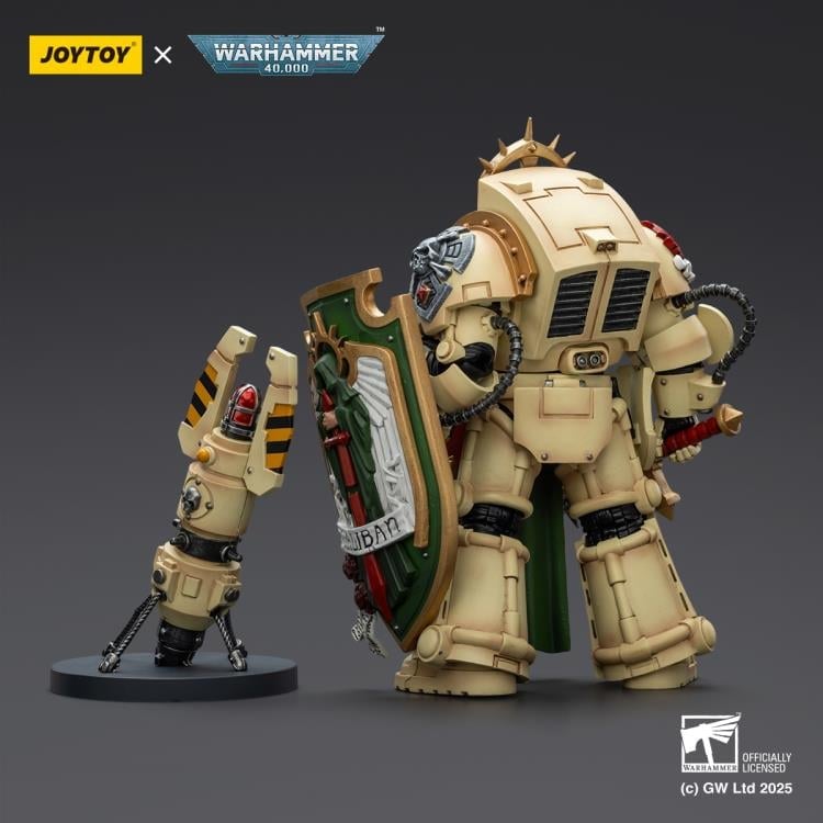 Warhammer 40,000 Dark Angels Deathwing Knight 1 with Power Sword, Storm Shield, and Teleport Homer 1/18 Scale Action Figure Gallery Image 6