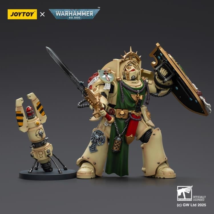 Warhammer 40,000 Dark Angels Deathwing Knight 1 with Power Sword, Storm Shield, and Teleport Homer 1/18 Scale Action Figure Gallery Image 5