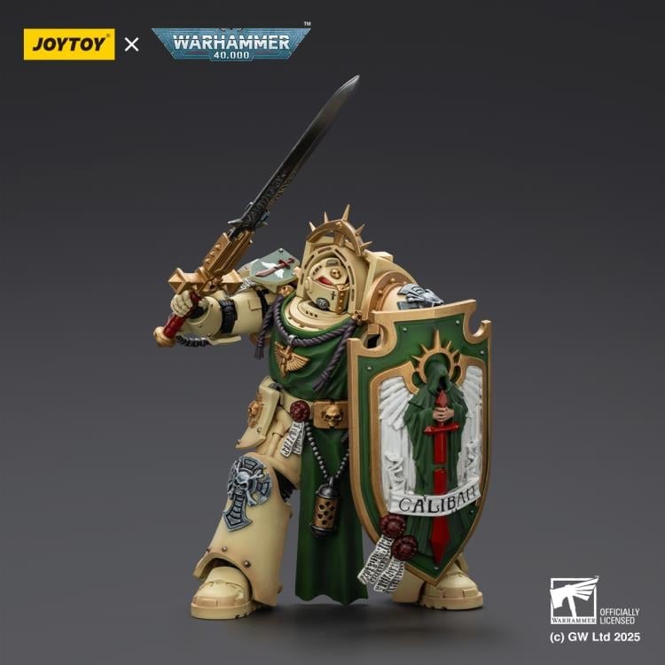 Warhammer 40,000 Dark Angels Deathwing Knight 1 with Power Sword, Storm Shield, and Teleport Homer 1/18 Scale Action Figure Gallery Image 9
