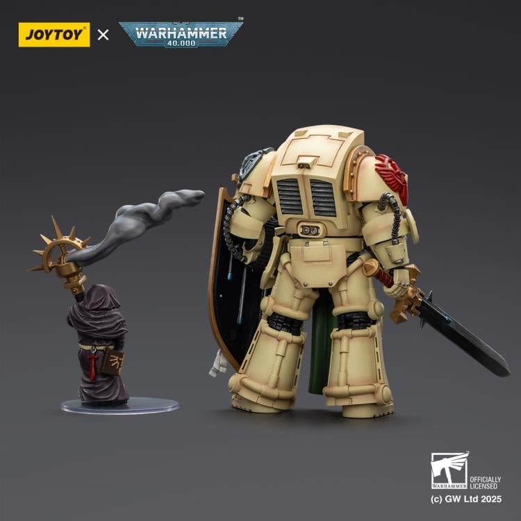 Warhammer 40,000 Dark Angels Deathwing Knight 2 with Power Sword, Storm Shield, and Watcher in the Dark 1/18 Scale Action Figure Gallery Image 8