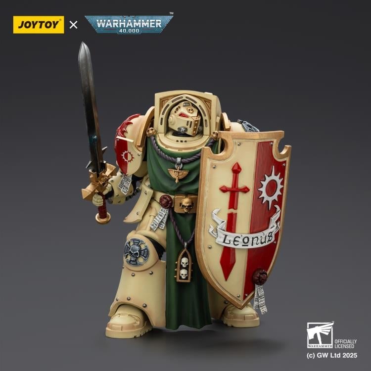Warhammer 40,000 Dark Angels Deathwing Knight 2 with Power Sword, Storm Shield, and Watcher in the Dark 1/18 Scale Action Figure Gallery Image 5