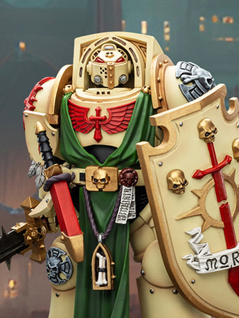 Warhammer 40,000 Dark Angels Deathwing Knight 3 with Power Sword and Storm Shield 1/18 Scale Action Figure Gallery Image 2