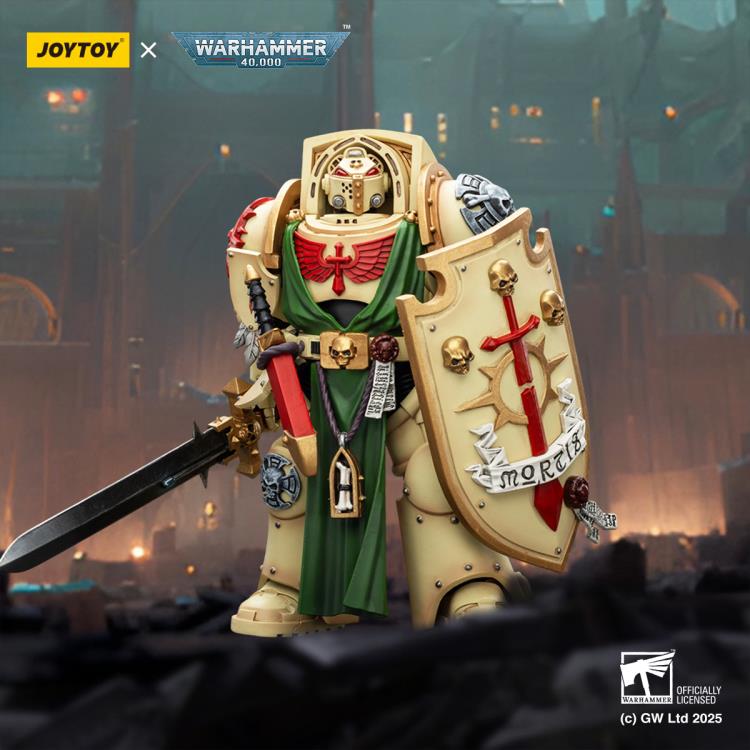 Warhammer 40,000 Dark Angels Deathwing Knight 3 with Power Sword and Storm Shield 1/18 Scale Action Figure Gallery Image 3