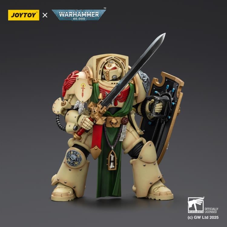 Warhammer 40,000 Dark Angels Deathwing Knight 3 with Power Sword and Storm Shield 1/18 Scale Action Figure Gallery Image 6