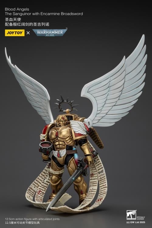 Warhammer 40,000 Blood Angels The Sanguinor with Encarmine Broadsword 1/18 Scale Action Figure Gallery Image 8