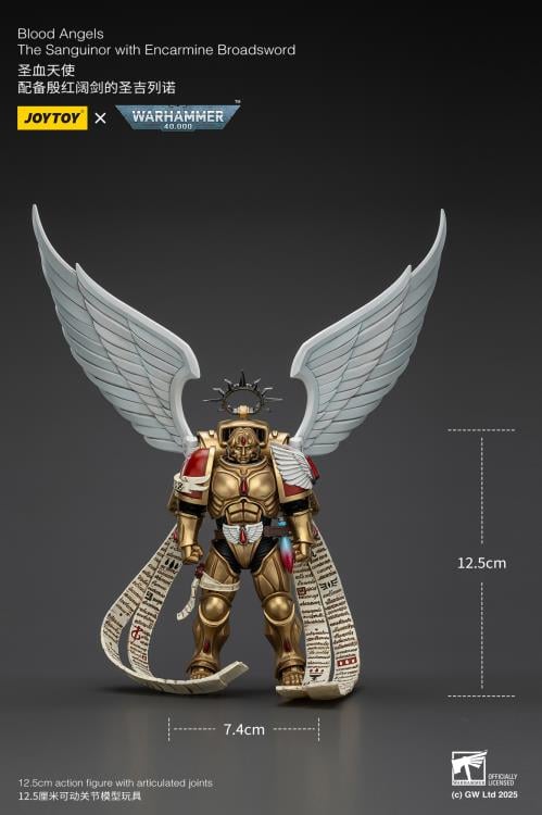 Warhammer 40,000 Blood Angels The Sanguinor with Encarmine Broadsword 1/18 Scale Action Figure Gallery Image 11