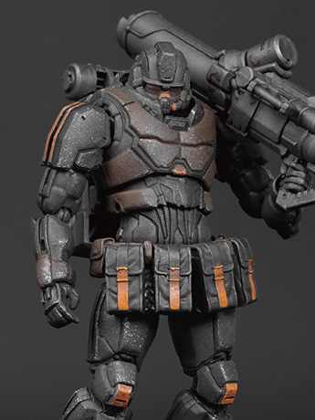 Acid Rain FAV-A139 Lieutenant Wolfdog 1/18 Scale Action Figure Gallery Image 2