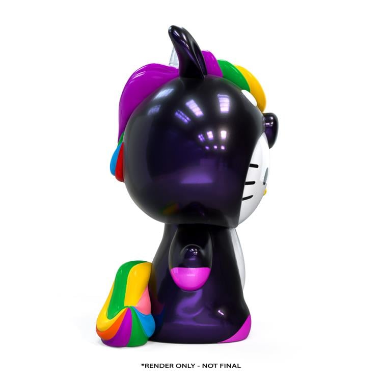 Hello Kitty Art Giant Midnight Rainbow Unicorn Fiberglass Figure Gallery Image 10